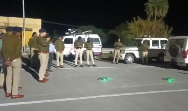 दिल्ली मुंबई एक्सप्रेस वे पर रतलाम पुलिस करेगी नाइट विजन ड्रोन कैमरे से निगरानी, एसपी ने दी रात में 8 लेन हाइवे पहुंच लिया सुरक्षा व्यवस्था का जायजा, अधिकारियों को दिए दिशा निर्देश