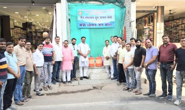 जैन सोश्यल ग्रुप जावरा मैत्री की ओर से धारीवाल परिवार के सौजन्य से आरओ वॉटर शीतल जल मन्दिर का हुआ शुभारम्भ