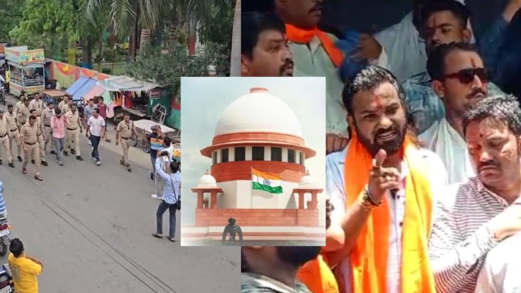 आपसी विवाद को दिया सांप्रदायिक रूप, विरोध की आड़ में नेताजी ने दे दी खुलेआम आगजनी, गर्दन काटने की धमकी, दंगा भडक़ाने की साजिश, पुलिस देखती रही और हिंदू संगठन का नेता खुलेआम देता रहा आगजनी की धमकी