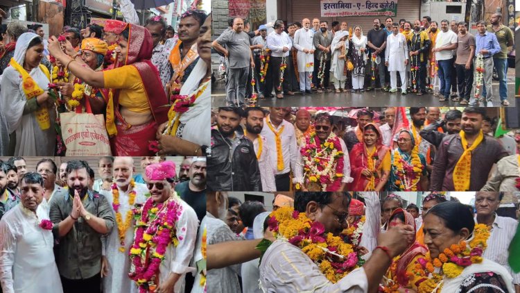 श्रीसांवरिया जी पैदल श्रद्धा पैदल यात्रा निकाली, दिया सांप्रदायिक सौहार्द का संदेश, 19 वर्ष से निकली जा रही है श्री सांवलिया जी पैदल यात्रा 