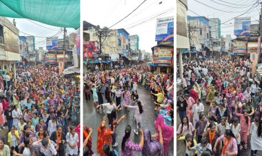 भगवान श्री बलराम जी के जन्मोत्सव पर धाकड़ समाज ने कलश यात्रा निकालकर दिया पर्यावरण संरक्षण का संदेश