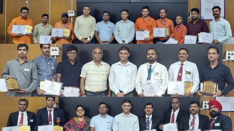 पश्चिम रेलवे के रतलाम मंडल के 53 कर्मचारियों हुए ‘पर्सन ऑफ़ द मंथ’ से सम्मानित