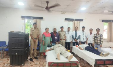 सेवा पखवाड़ा अभियान के तरह 24 वी वाहिनी परिसर जावरा में रक्तदान और स्वास्थ शिविर का हुआ आयोजन