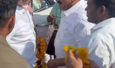 प्रदेश अध्यक्ष जीतू पटवारी का रतलाम आगमन पर हुआ स्वागत