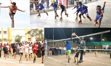 क्रिकेट के रोमांचक मुकाबले में जवाहर स्कूल ने रेलवे स्कूल को एक रन से हराया - स्केटिंग और मलखंब में भी नन्हें खिलाड़ियों ने दिखाया दम