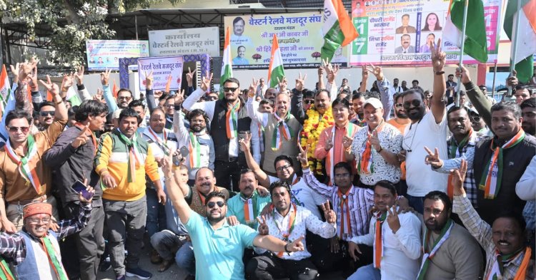 वे.रे मज़दूर संघ द्वारा जेसी बैंक चुनाव में भव्य जीत पर निकाली विजय एवं आभार रैली