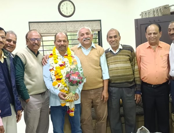 राजेश तिवारी बने परशुराम कल्याण बोर्ड के जिला उपाध्यक्ष; स्टेट बैंक पेंशनर्स एसोसिएशन ने किया भव्य स्वागत