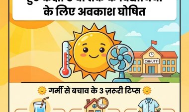 रतलाम में गर्मी का सितम: कक्षा 5वीं तक के बच्चों की छुट्टी, कलेक्टर के निर्देश पर शिक्षा विभाग ने जारी किया आदेश