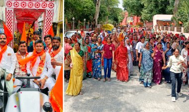 भगवान धरणीधर के जयकारों से गूंजा जावरा भव्य कलश यात्रा से दिया पर्यावरण संरक्षण का संदेश